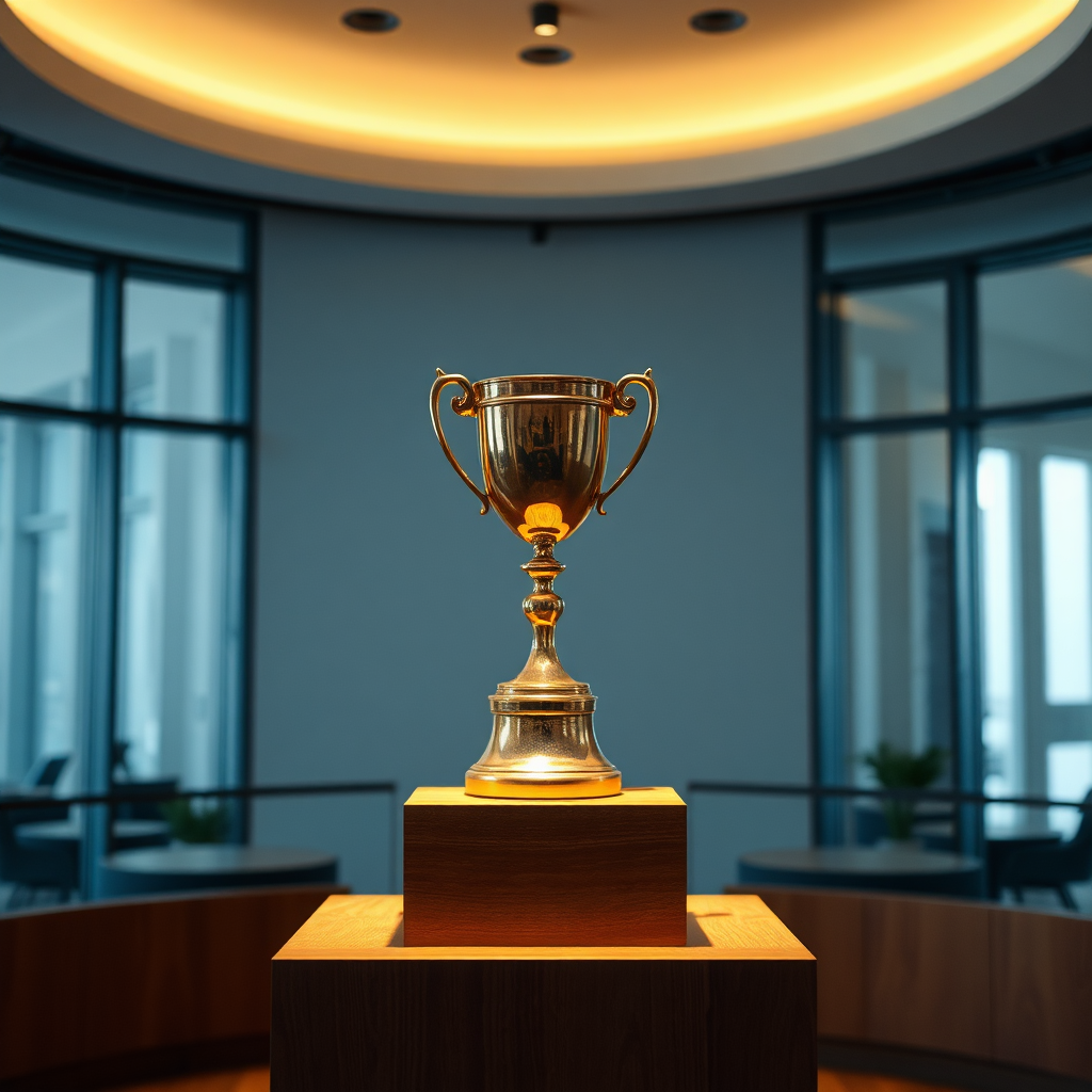 Bronze prize trophy image