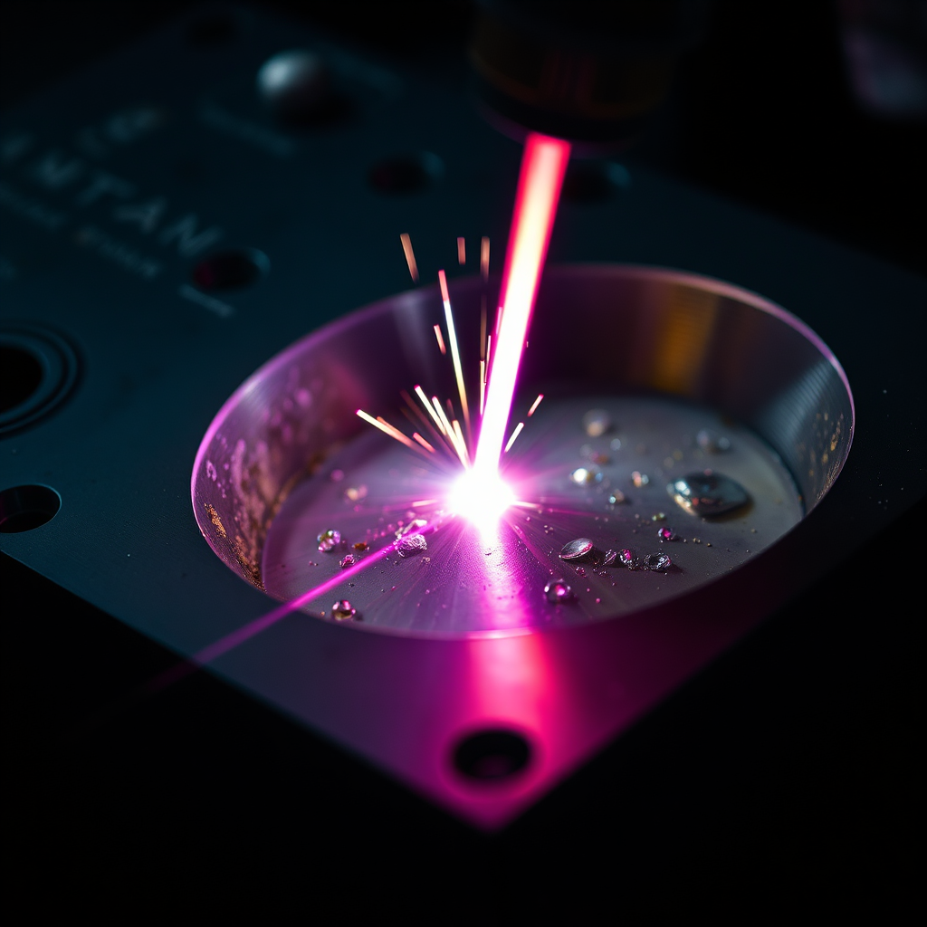 Laser cleaning industrial mold