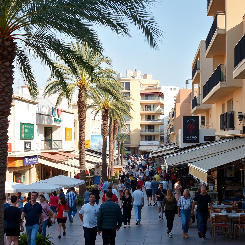 Commercial area in Los Altos