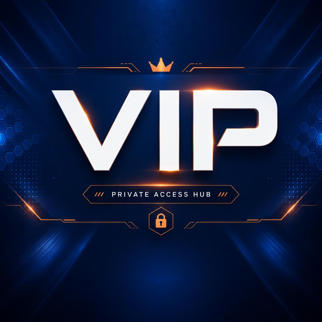 Premium VIP member portal dashboard mockup