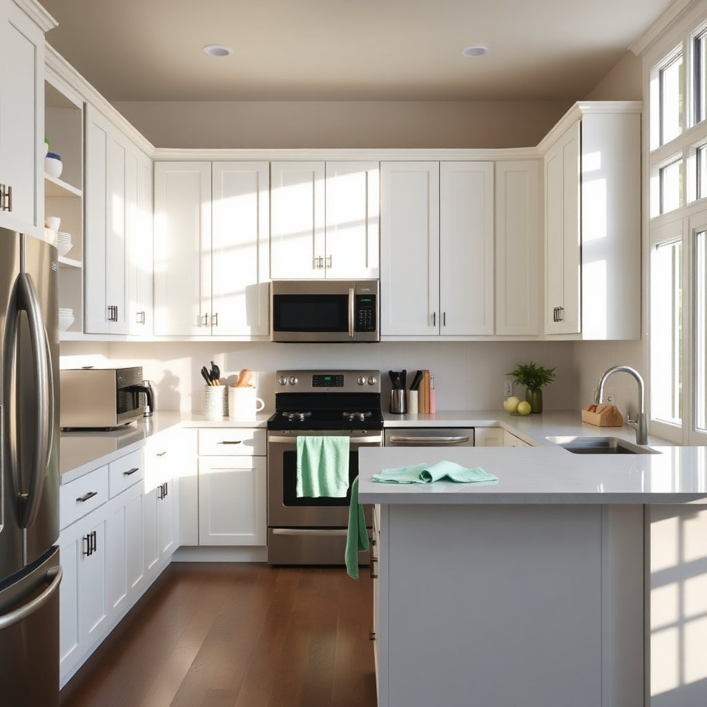 Organized kitchen space