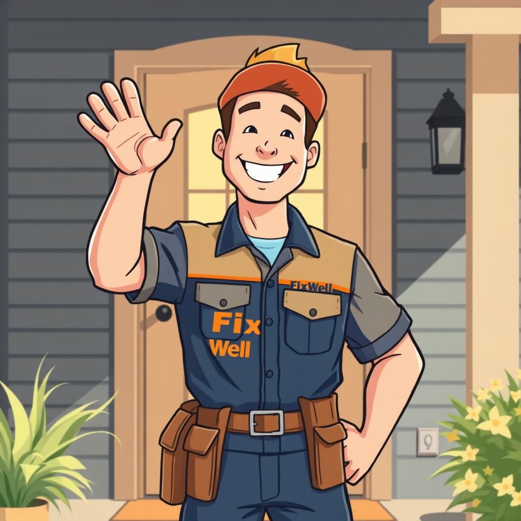 Handyman illustration