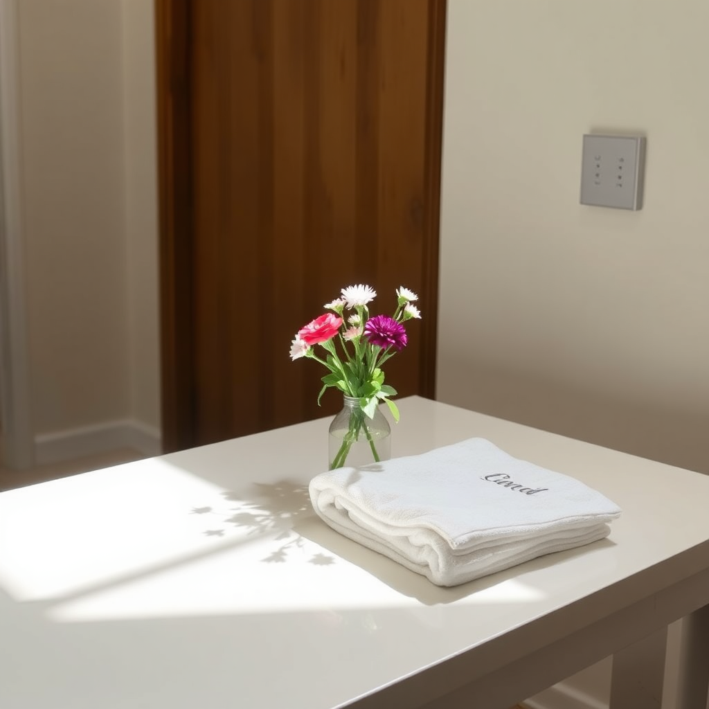 Sunlit entry table