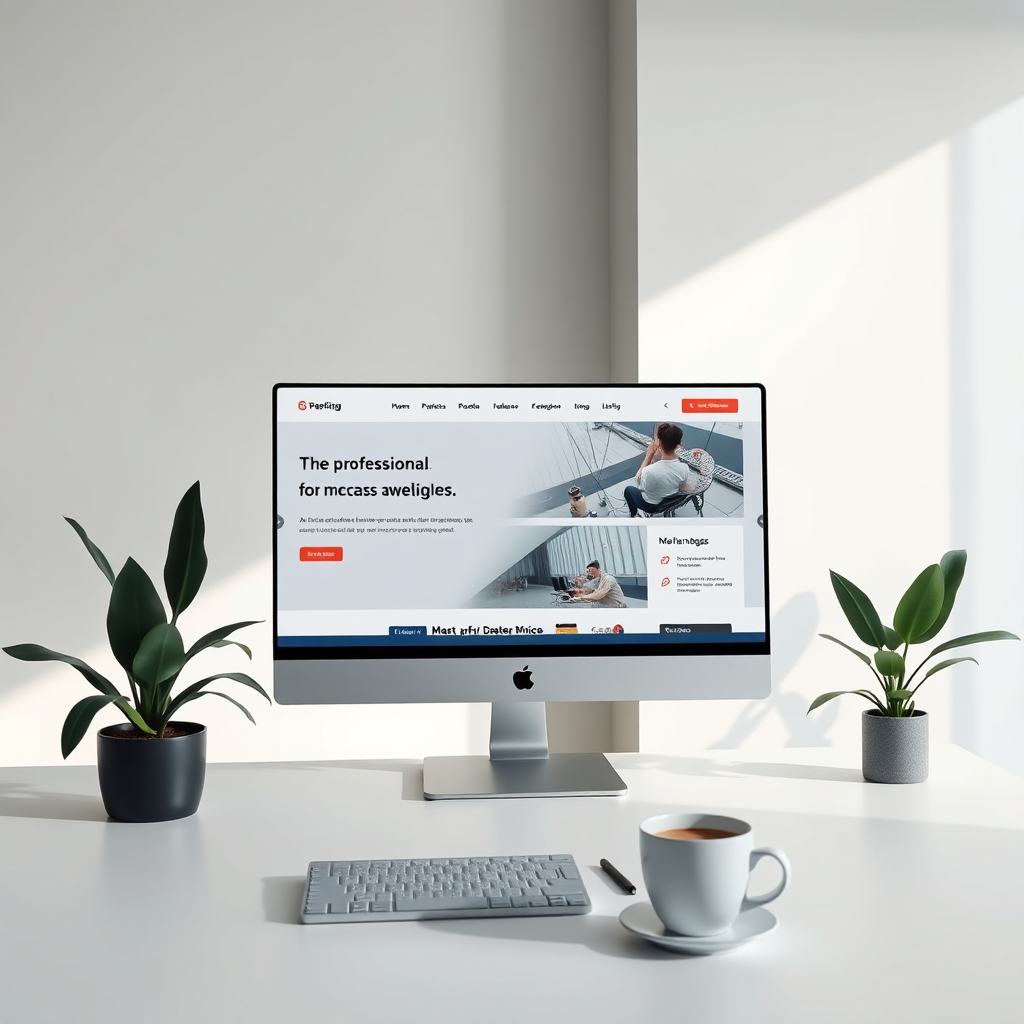 Professional website design showcase