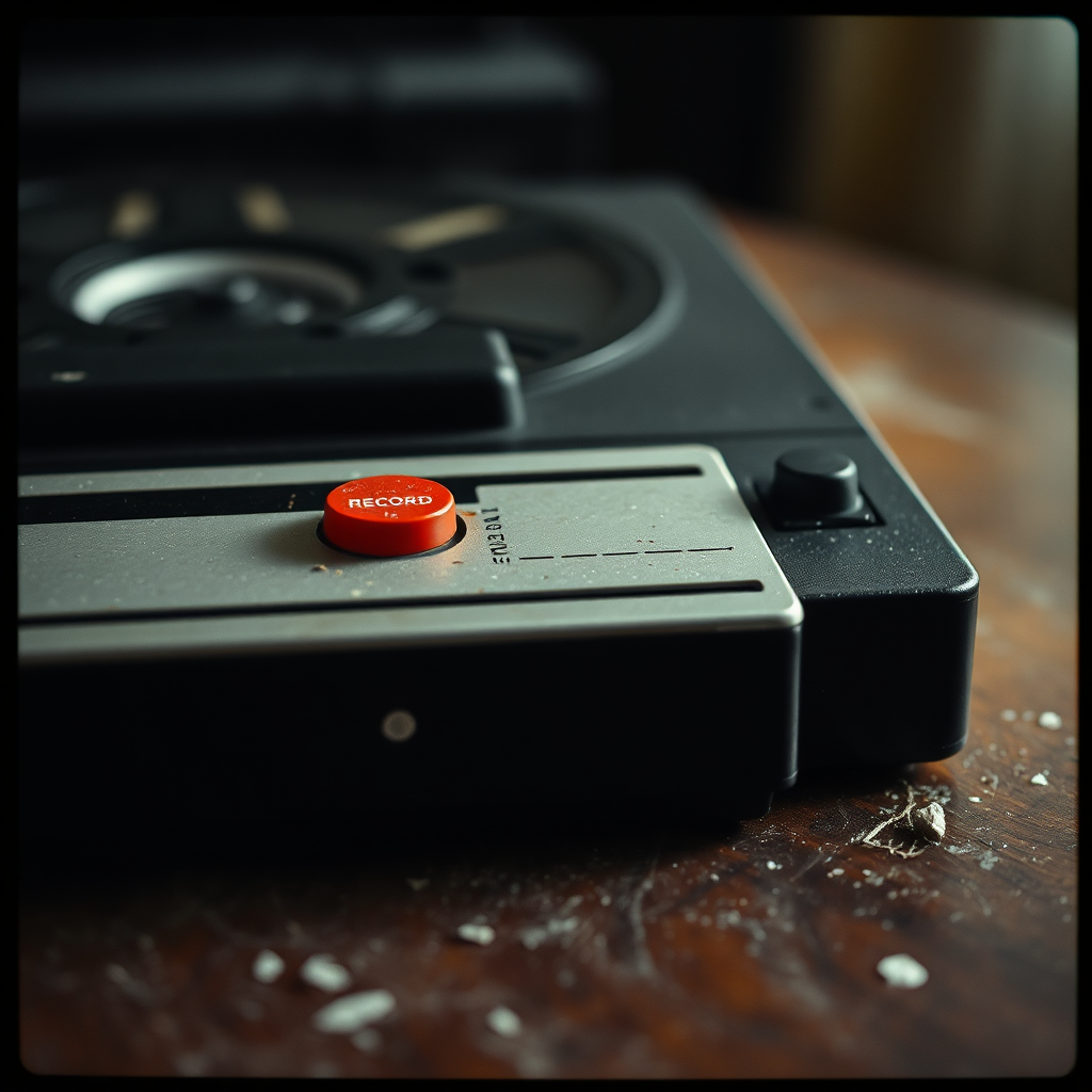 Faded tape recorder