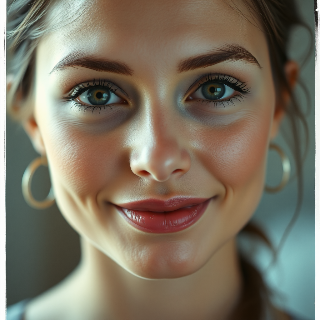 Edited vintage portrait