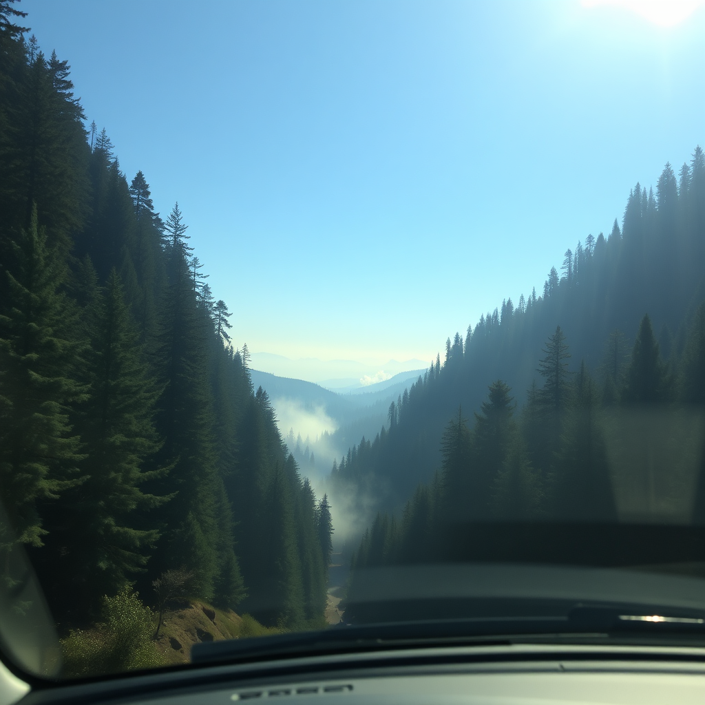 Canyon camera light smoke