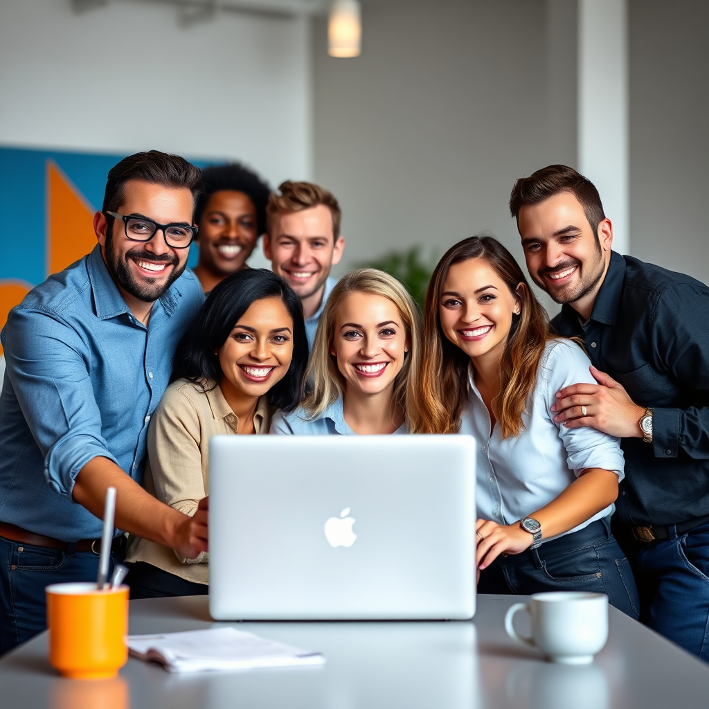 Small business team illustration