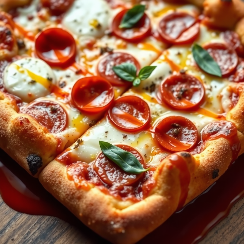 Spicy Pepperoni pizza