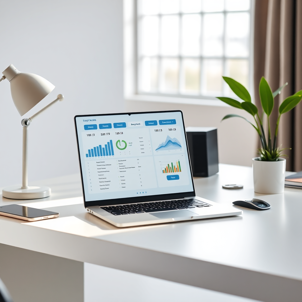 Organized business workspace