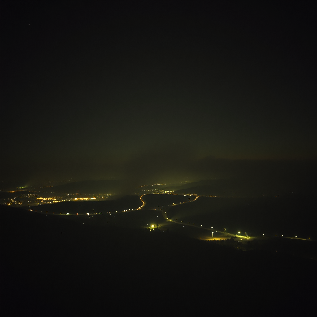 Night fire camera view