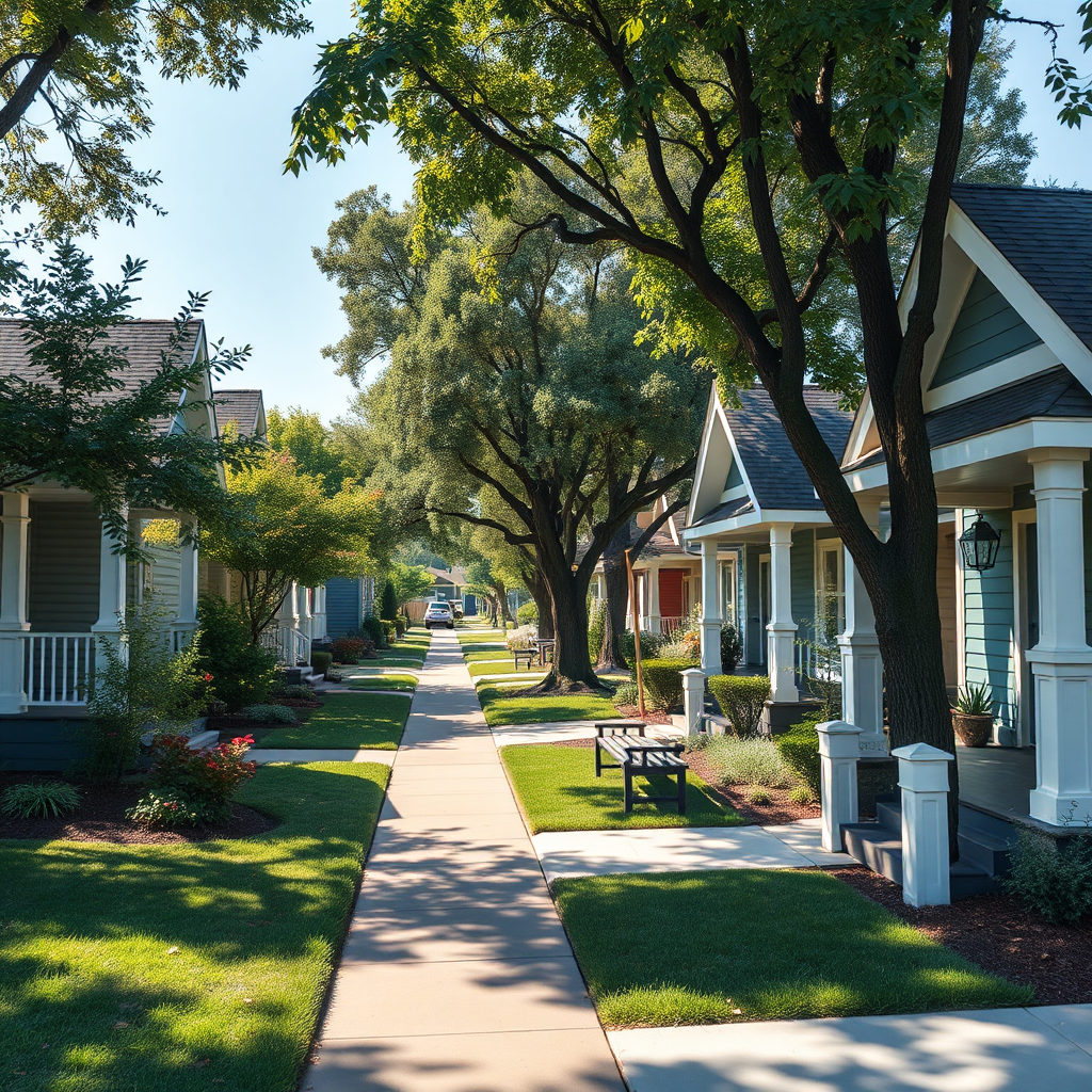 Fictional Crescent Hills neighborhood