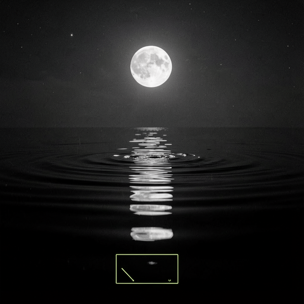 Moonlit digital artwork