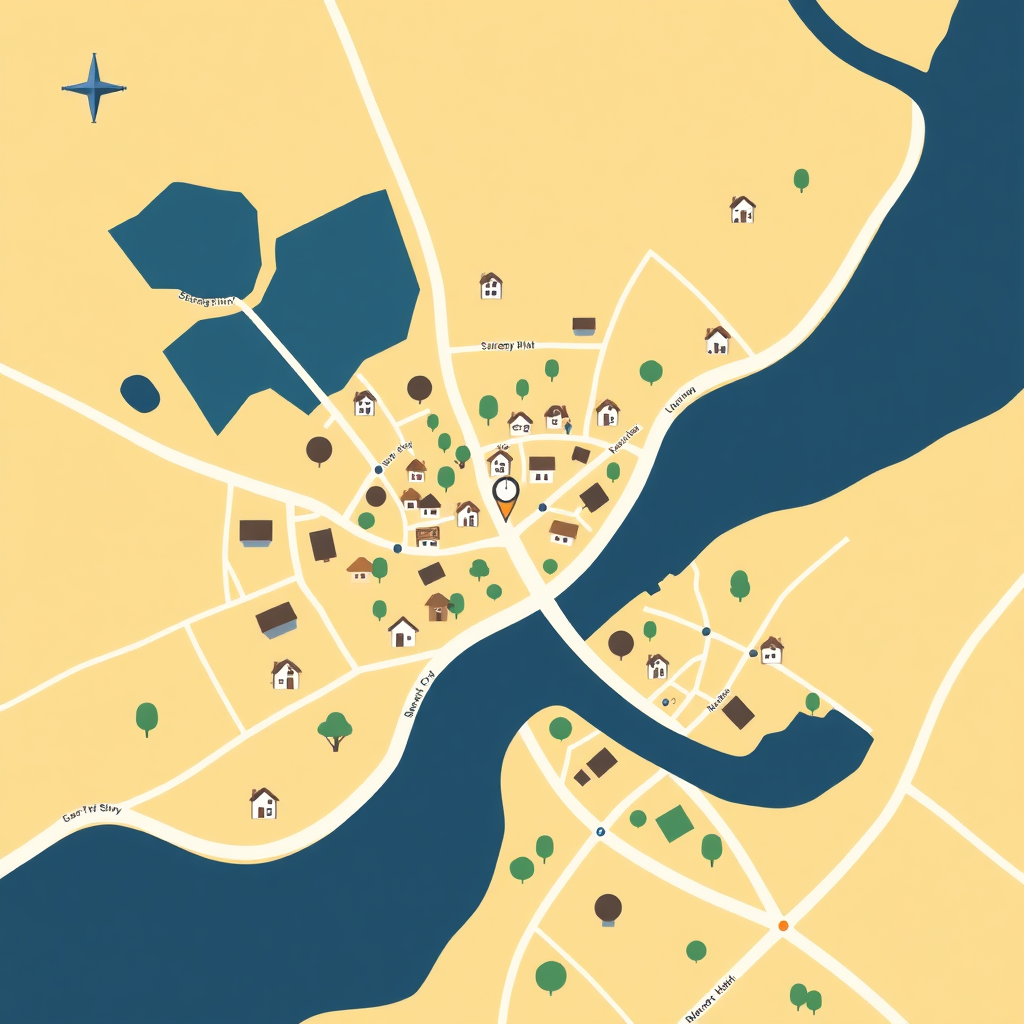 Demo map illustration