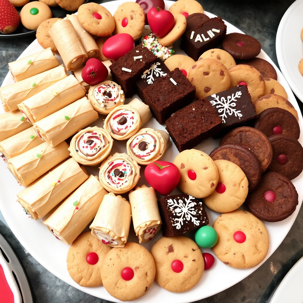 Dessert catering board