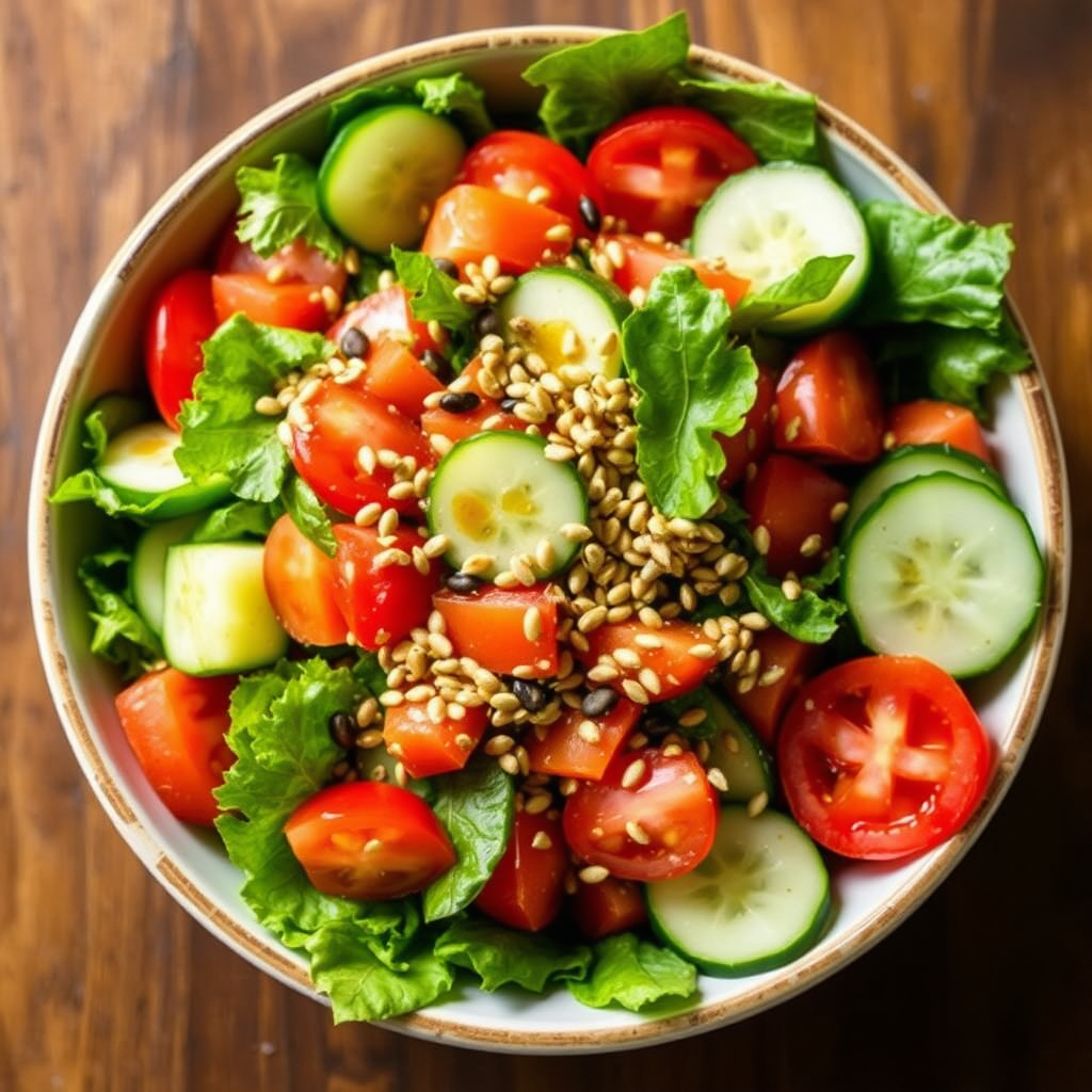 Garden chop salad