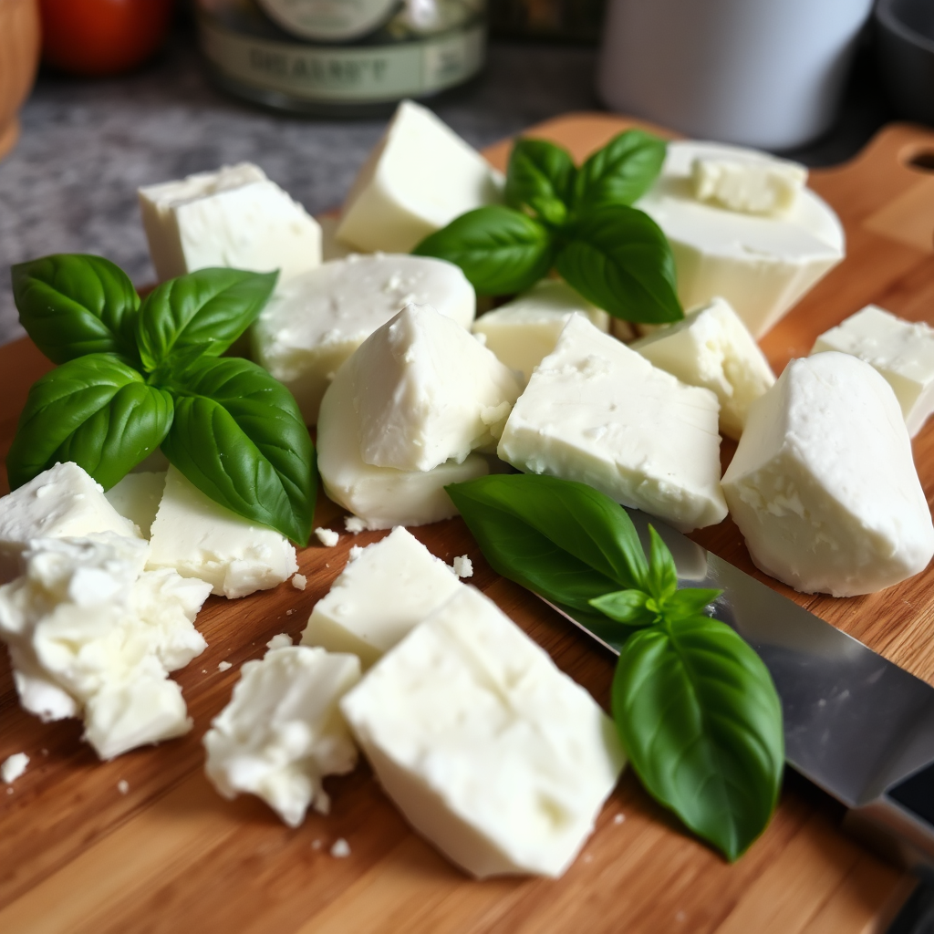 Fresh mozzarella cheese