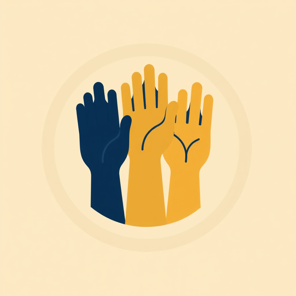 Community hands icon