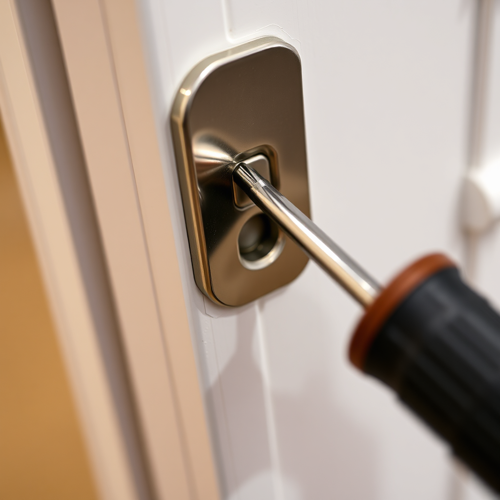 door hinge adjustment