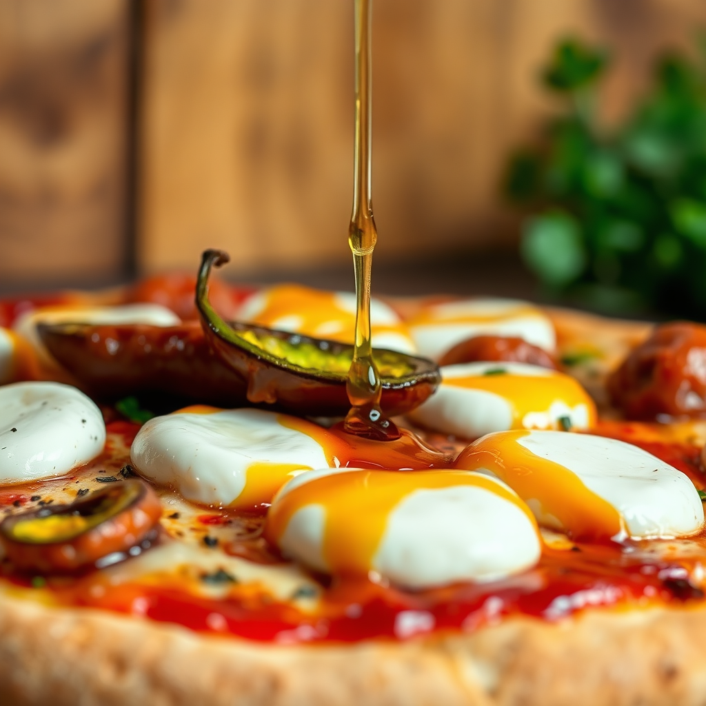 Hot Honey Sausage pizza