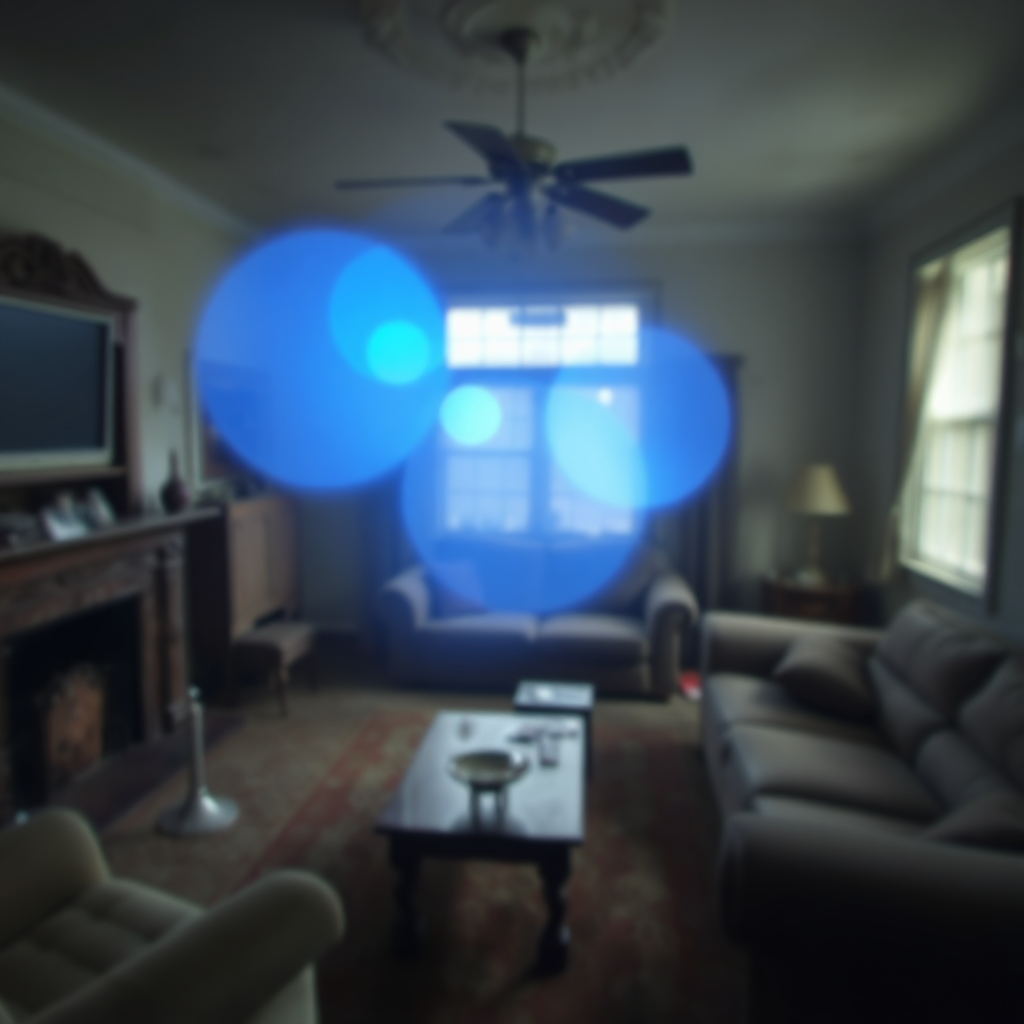 blue orbs cluster