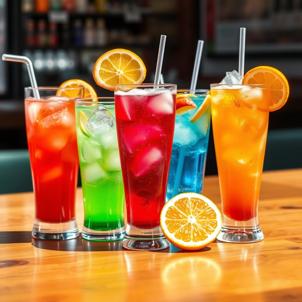 Drinks and sodas