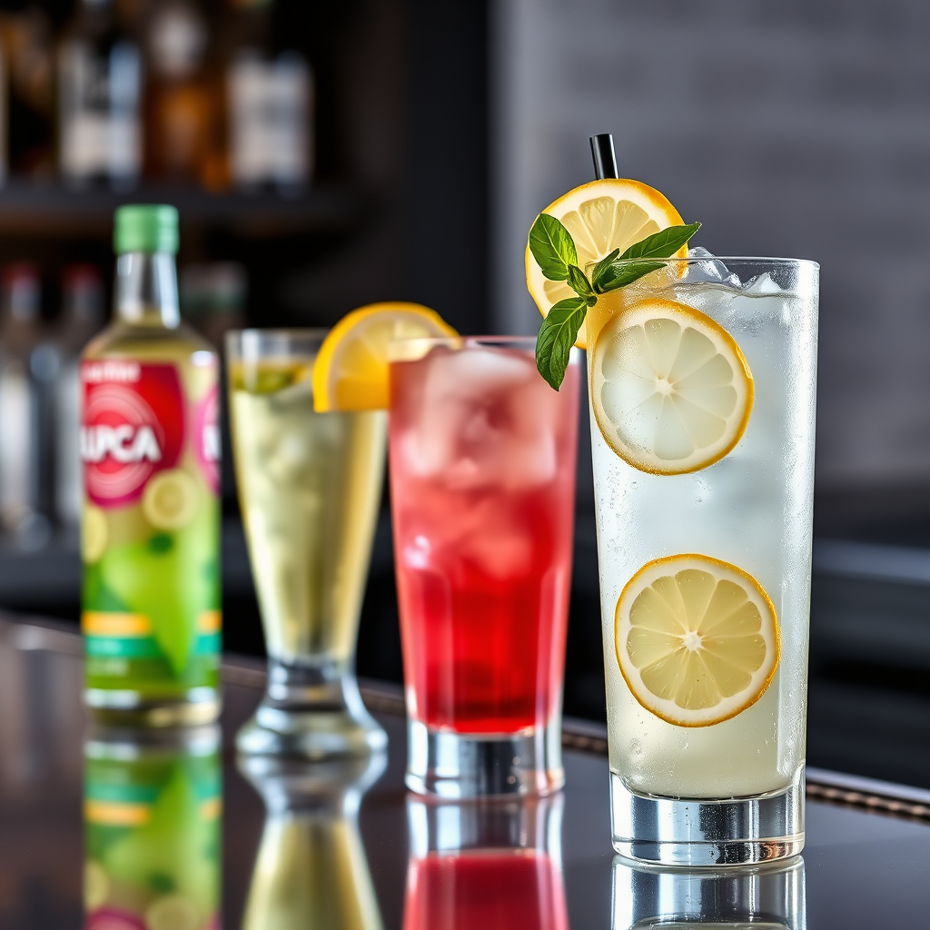 Chilled drinks lineup