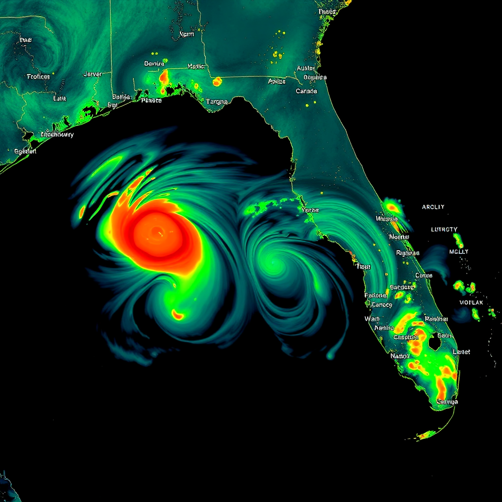Composite radar over Gulf region