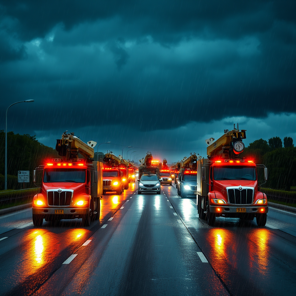 Storm recovery convoy