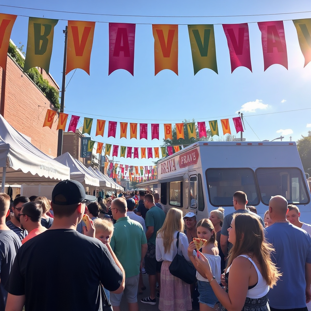 Festival food truck event