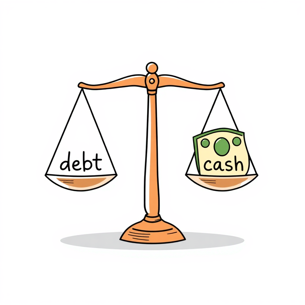 Debt awareness illustration