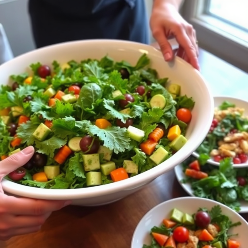 Salad catering bowl