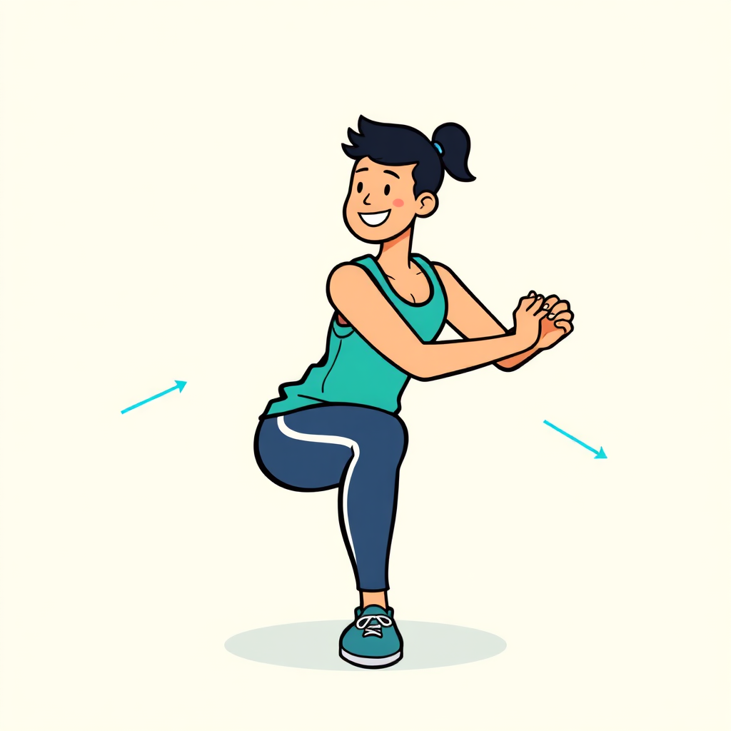Beginner exercising
