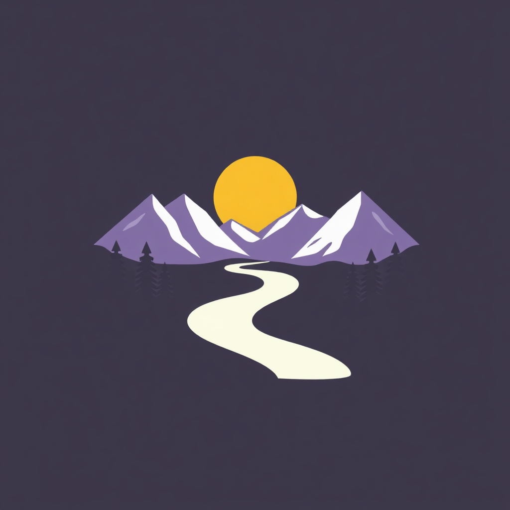 Mountain neighborhood icon