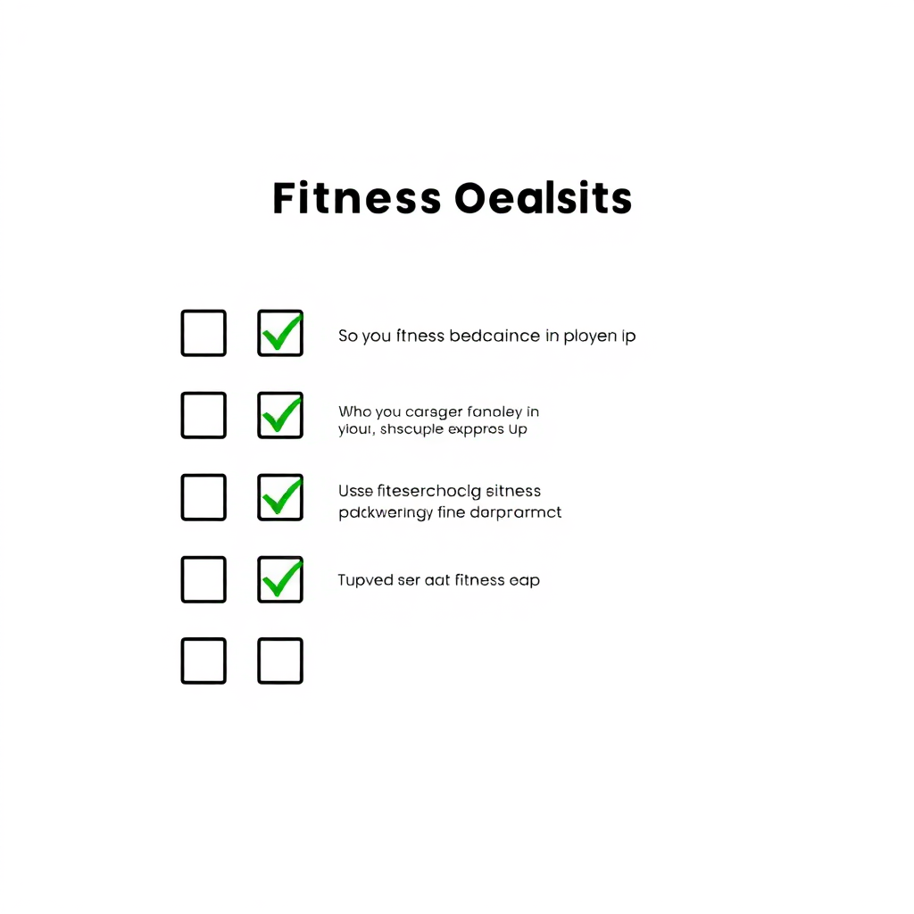 Goal checklist illustration