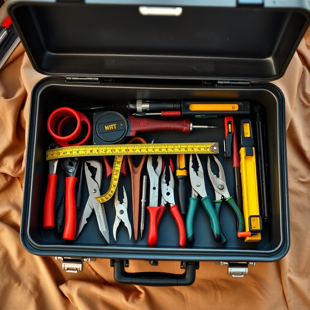 arranged tool box