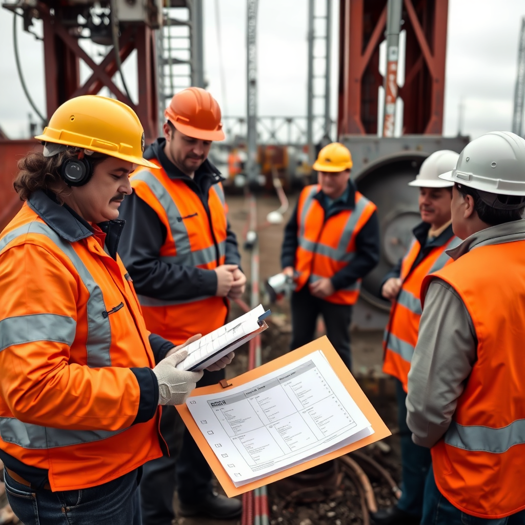 Telecom site coordinator with checklist