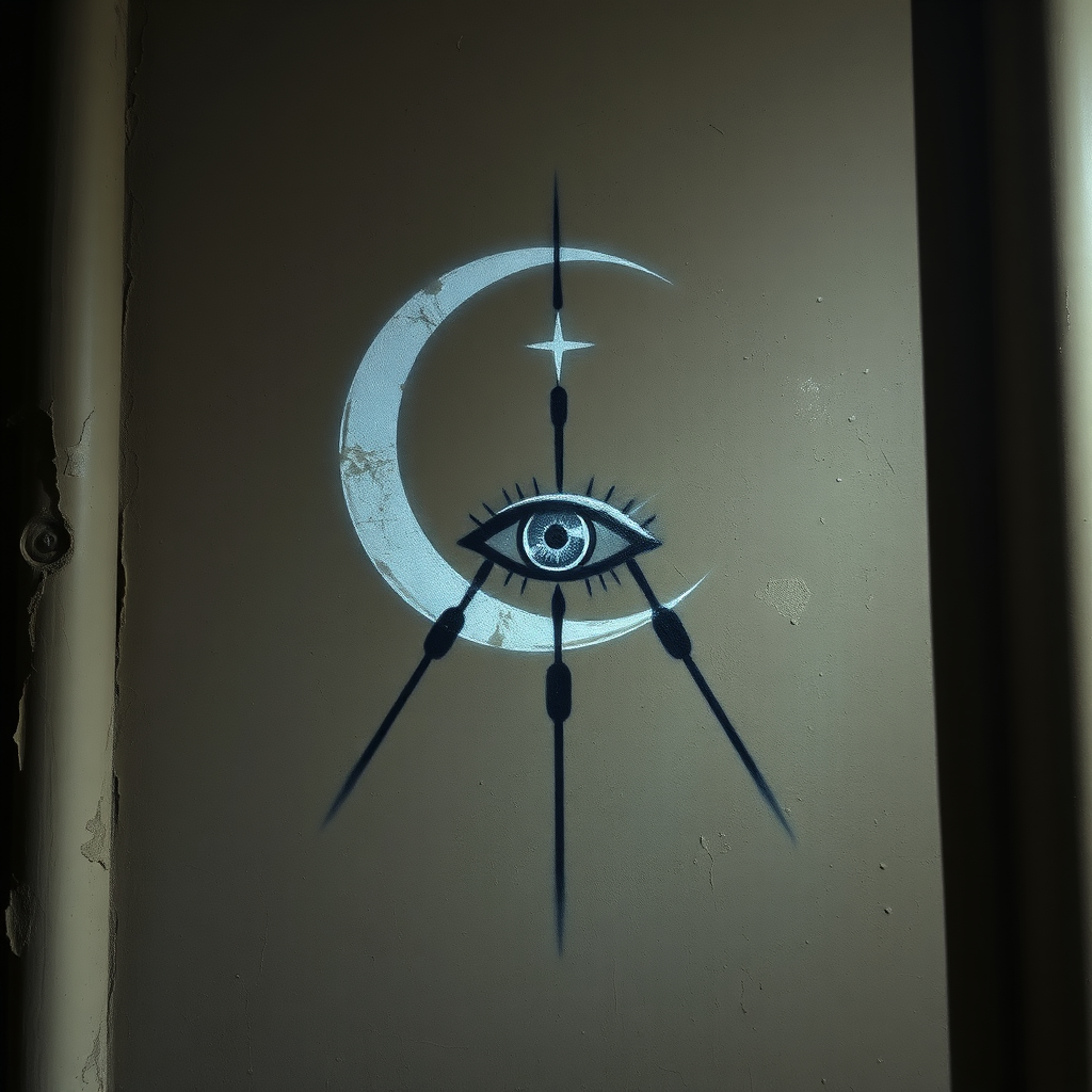 silver occult graffiti