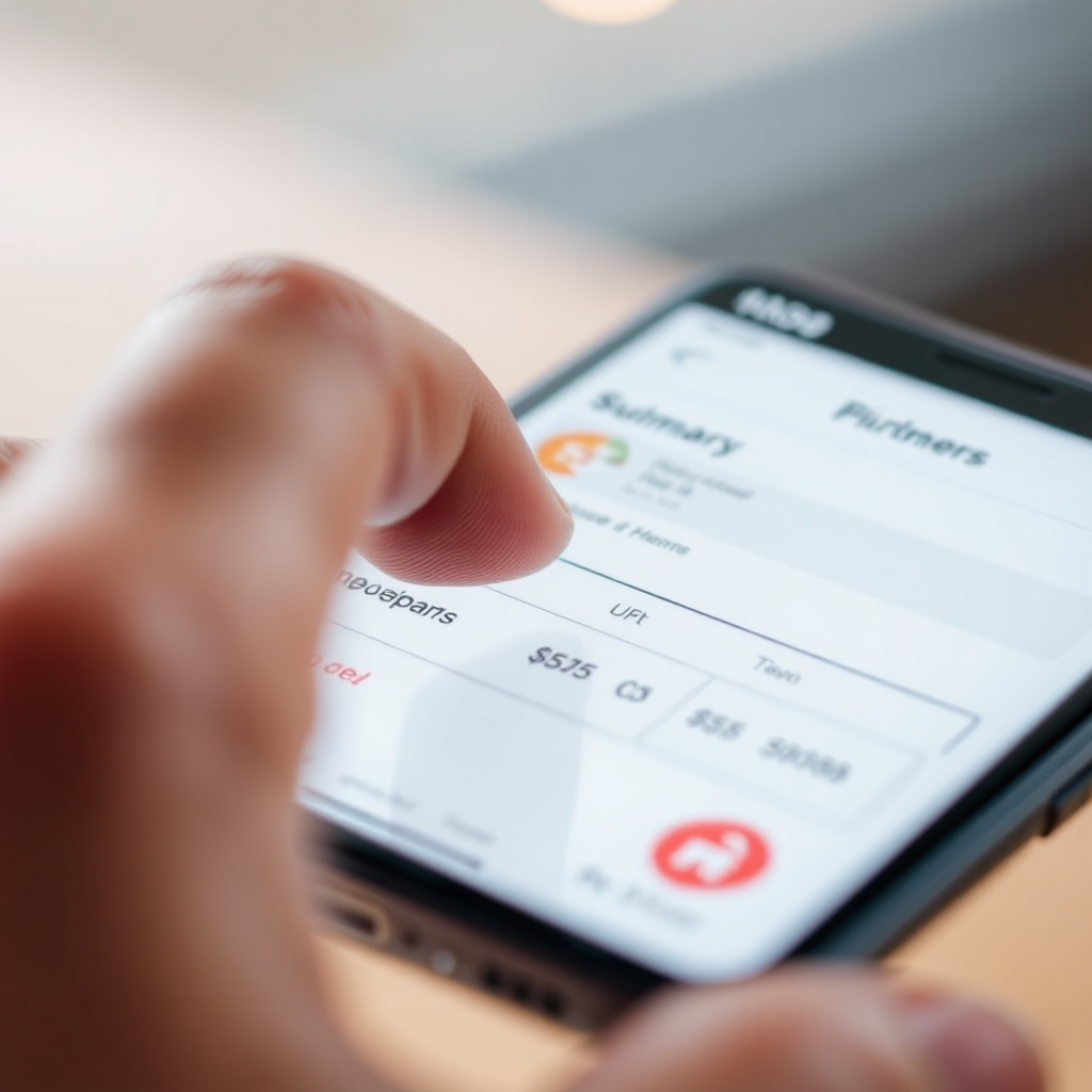 Ordering on phone