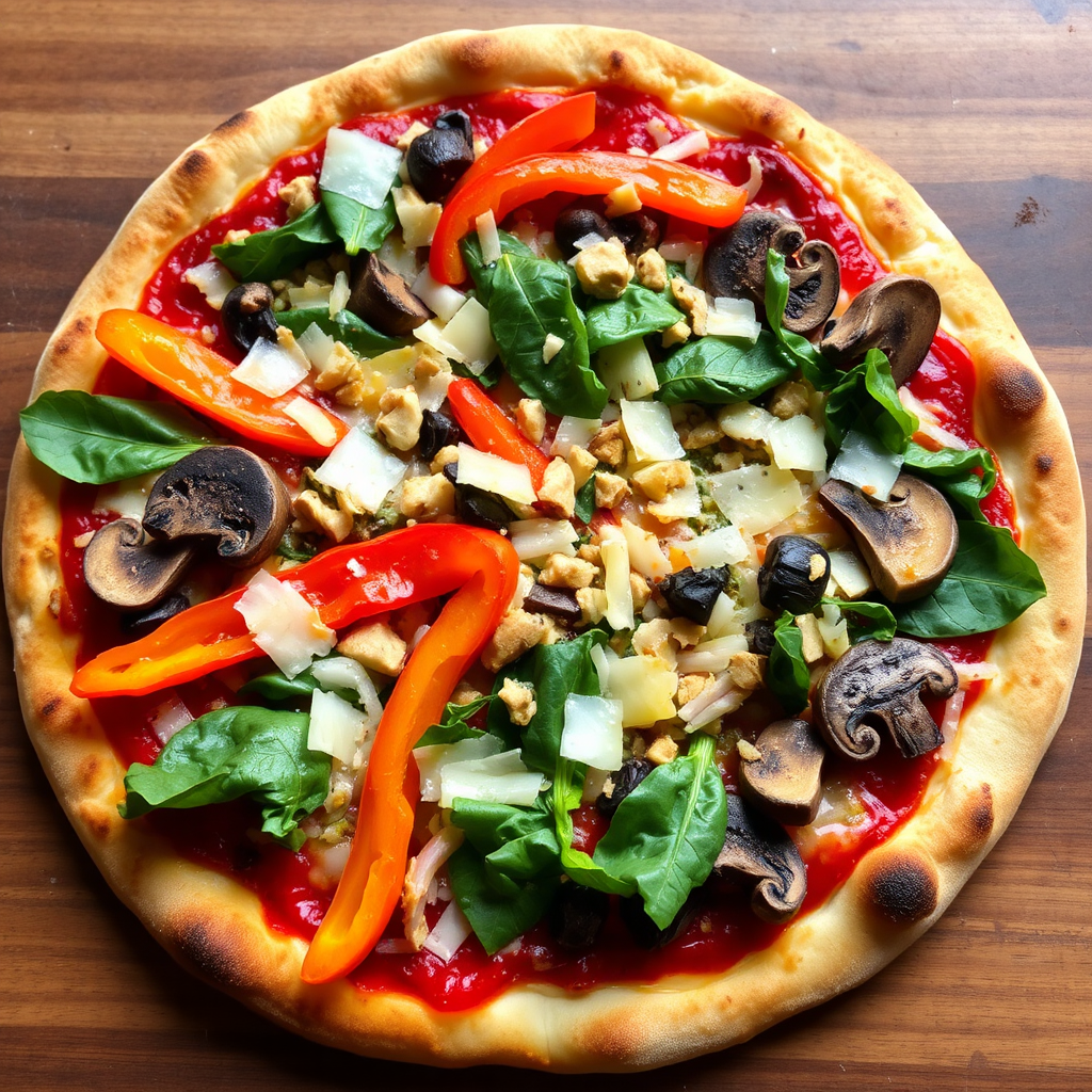Vegetarian pizza