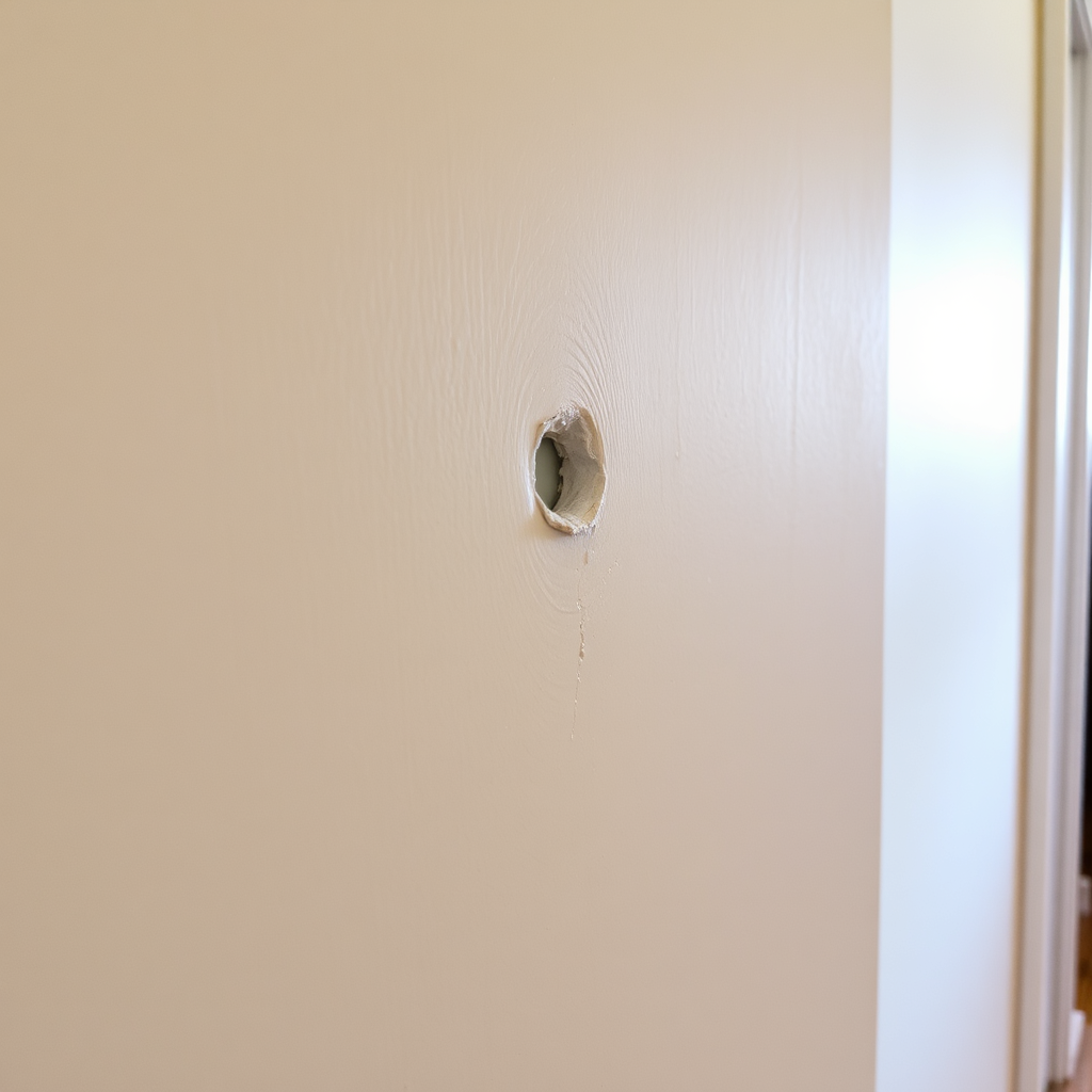 drywall hole