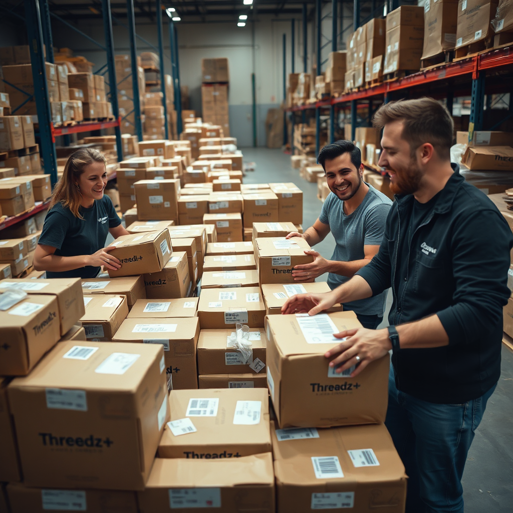 Packing orders in warehouse