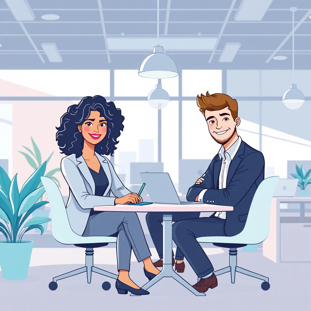 Hero illustration showing a collaborative team