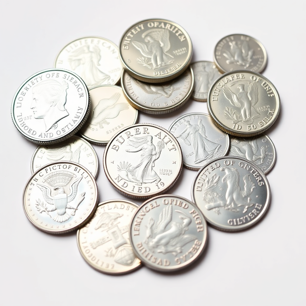 Collection of silver coins