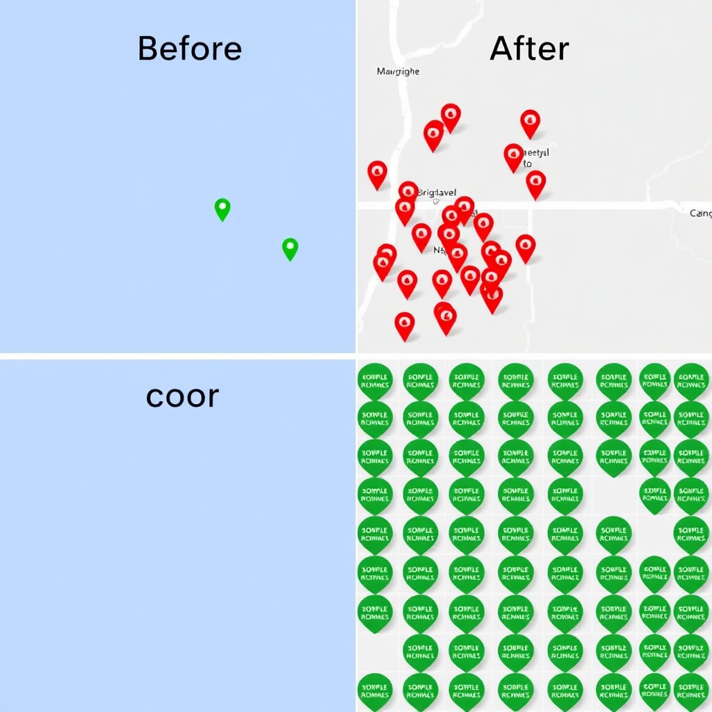 Google Maps ranking grid comparison
