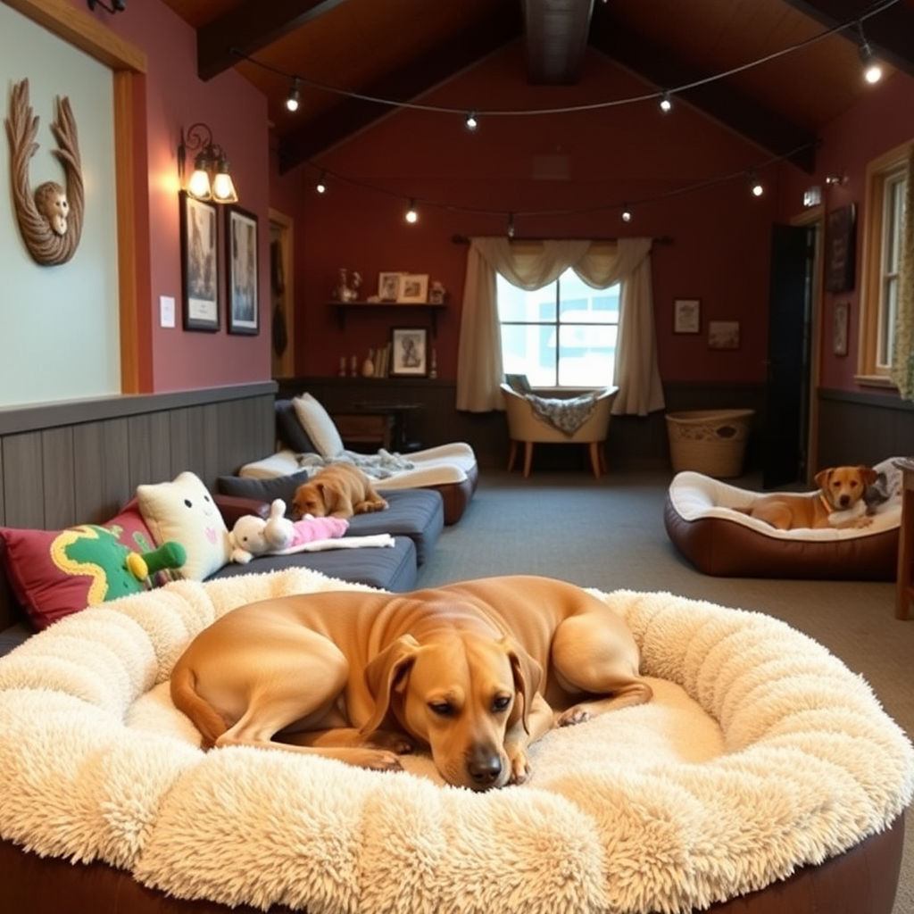 Safe and cozy pet sitting area
