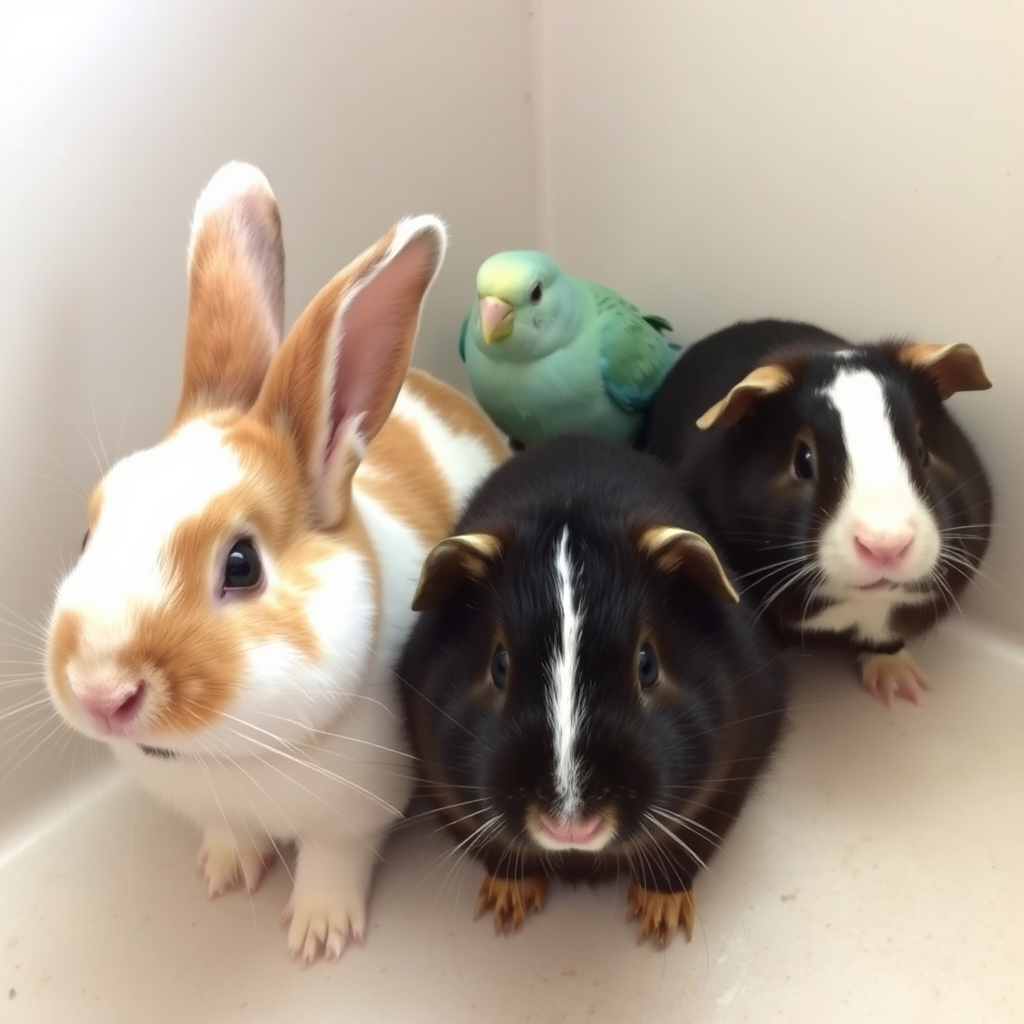 Bird, rabbit, and critter sitting service