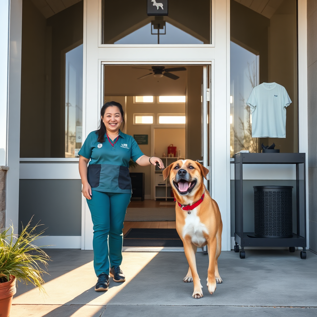 Easy and flexible dog drop off