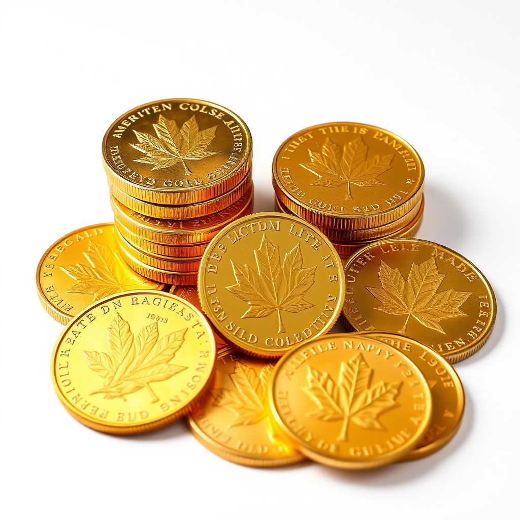 Collection of gold coins