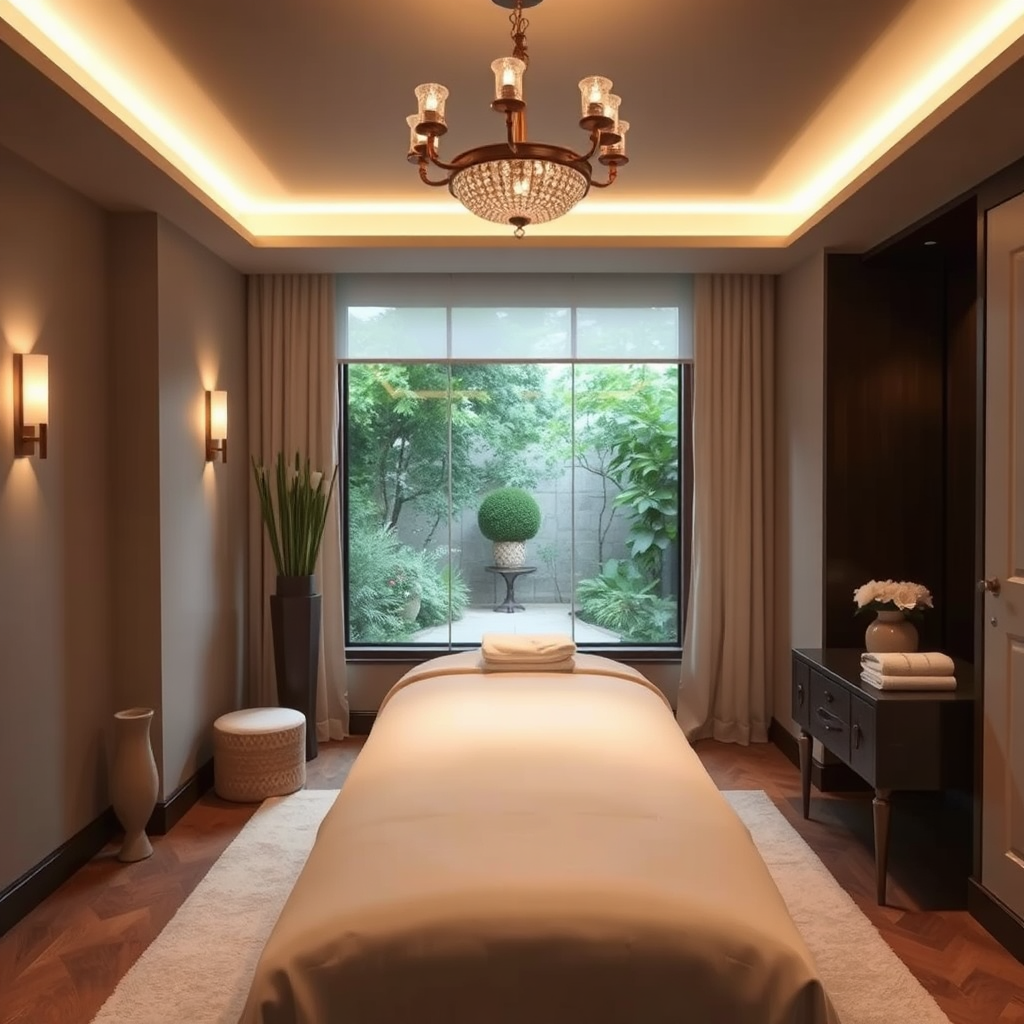 Private spa treatment suite